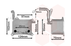 Chladič motorového oleja VAN WEZEL 03013705