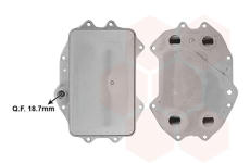 Chladič motorového oleja VAN WEZEL 03013730