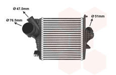 Chladič plniaceho vzduchu VAN WEZEL 03014727