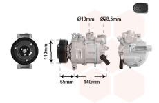 Kompresor, klimatizace VAN WEZEL 0301K714