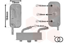 Chladič oleja automatickej prevodovky VAN WEZEL 06003559