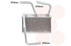 Výmenník tepla vnútorného kúrenia VAN WEZEL 06006599