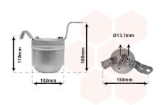 Sušárna, klimatizace VAN WEZEL 0600D224
