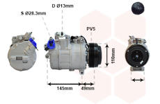 Kompresor, klimatizace VAN WEZEL 0600K017