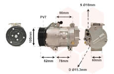 Kompresor, klimatizace VAN WEZEL 0600K316