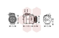 Kompresor, klimatizace VAN WEZEL 0600K318