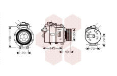 Kompresor, klimatizace VAN WEZEL 0600K328