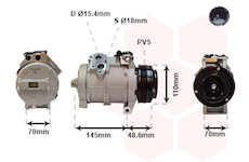 Kompresor, klimatizace VAN WEZEL 0600K334