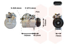 Kompresor, klimatizace VAN WEZEL 0600K385