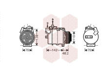 Kompresor, klimatizace VAN WEZEL 0600K386