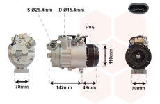 Kompresor, klimatizace VAN WEZEL 0600K387