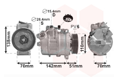 Kompresor, klimatizace VAN WEZEL 0600K417