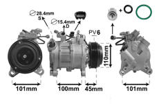 Kompresor, klimatizace VAN WEZEL 0600K499