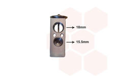 Expanzní ventil, klimatizace VAN WEZEL 06011701