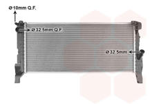 Chladič motora VAN WEZEL 06012751