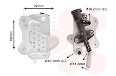 Chladič oleje, automatická převodovka VAN WEZEL 06013716