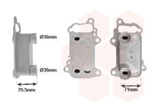 Olejový chladič, motorový olej VAN WEZEL 06013732