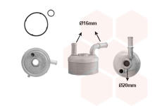 Chladič oleje, automatická převodovka VAN WEZEL 06013751