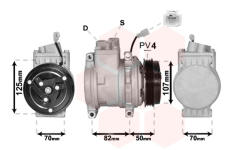 Kompresor, klimatizace VAN WEZEL 0800K041
