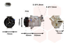 Kompresor, klimatizace VAN WEZEL 0800K052