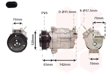 Kompresor klimatizácie VAN WEZEL 0800K063