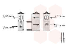 Expanzní ventil, klimatizace VAN WEZEL 09001276