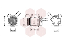 Kompresor, klimatizace VAN WEZEL 0900K217