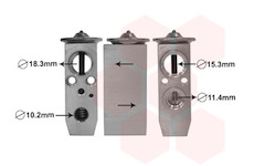 Expanzný ventil klimatizácie VAN WEZEL 13001358