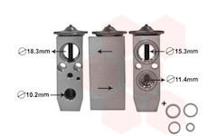 Expanzní ventil, klimatizace VAN WEZEL 13001359