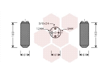 Susarna, klimatizace VAN WEZEL 1300D058