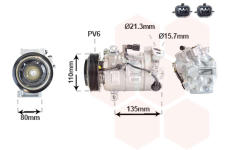 Kompresor klimatizácie VAN WEZEL 1301K702