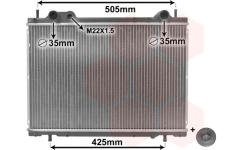 Chladič, chlazení motoru VAN WEZEL 17002185