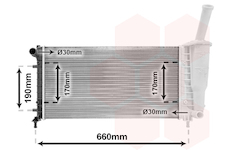 Chladič motora VAN WEZEL 17002290