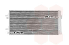 Kondenzátor klimatizácie VAN WEZEL 17015710