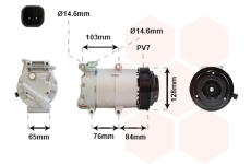Kompresor, klimatizace VAN WEZEL 1800K418