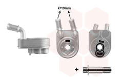 Olejový chladič, motorový olej VAN WEZEL 18013722