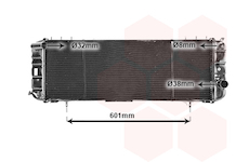 Chladič, chlazení motoru VAN WEZEL 21002016
