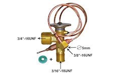 Expanzní ventil, klimatizace VAN WEZEL 25001272