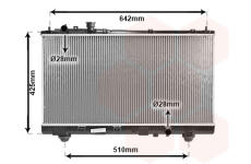 Chladič motora VAN WEZEL 27002173