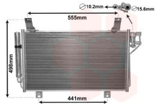 Kondenzátor, klimatizace VAN WEZEL 27005264
