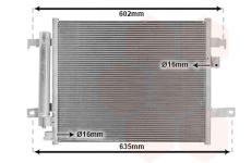 Kondenzátor, klimatizace VAN WEZEL 27005294
