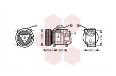 Kompresor, klimatizace VAN WEZEL 2700K233