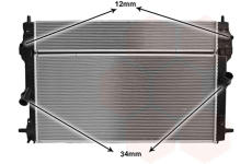Chladič motora VAN WEZEL 27012724