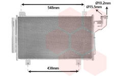 Kondenzátor, klimatizace VAN WEZEL 27015260