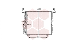 Kondenzátor, klimatizace VAN WEZEL 30005388