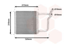 Výměník tepla, vnitřní vytápění VAN WEZEL 30006451