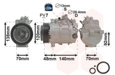 Kompresor, klimatizace VAN WEZEL 3000K393
