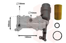 Olejový chladič, motorový olej VAN WEZEL 30013703