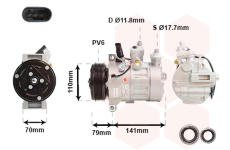 Kompresor, klimatizace VAN WEZEL 3001K710