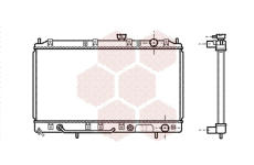 Chladič, chlazení motoru VAN WEZEL 32002143